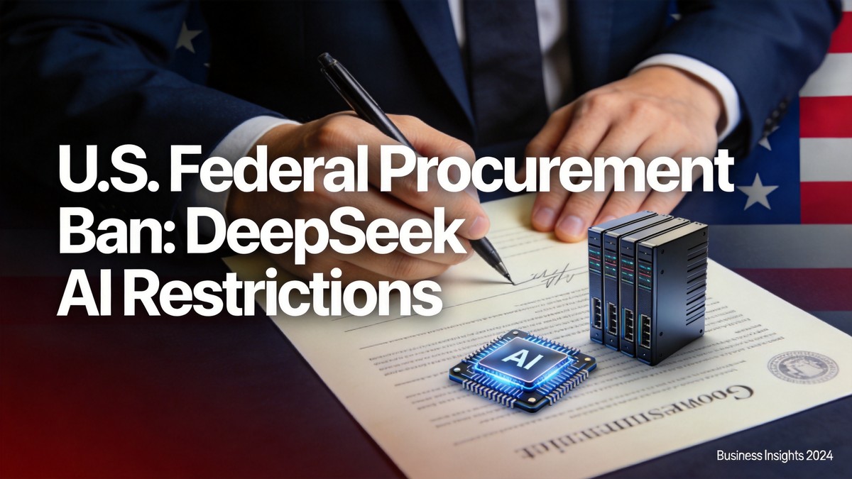The U.S. Just Banned DeepSeek From Federal Procurement. What Comes Next?