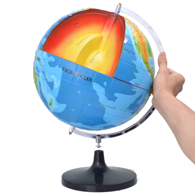Unique Earth's Internal Structure Model Design Teaching Equipment Globe Geography 32CM
