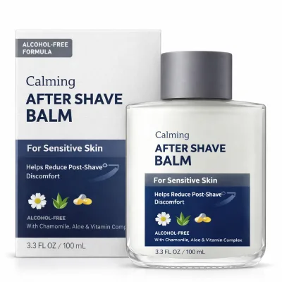 Sensitive Post Shave Cream for Men Alcohol Free After Shave with VitaminPro Complex Natural Herbs Soothing & Hydrating Skin Care