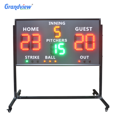 Wireless Control Led Digital Football Stadium Basketball Scoreboard Digital ScoreBoard with 24S Clock