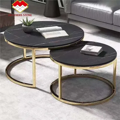 Factory Price Artificial Stone Dining Table and Chair Set Coffee Tables Luxury Sintered Stone Furniture