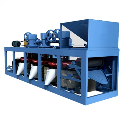 Ghana CP-600 Dry Magnetic Separator Iron Sand Three Disc Belt Magnetic Separator Brown Iron Ore Magnetic Separation Equipment