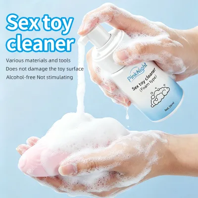 CokeLife ISO13485 Wholesale Skin Friendly 30ml Sex Toy Foaming Intimate Accessory Cleanser Spray Water Soluble Sanitizing Liquid