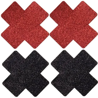 Glitter Cross Disposable Nipple Cover Sticker Breast Patch Disposibale Nipple Patch