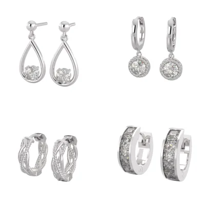 Crystal Stud Earrings