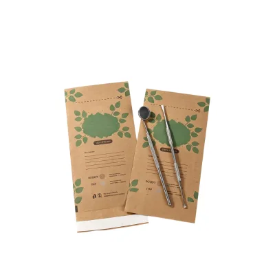 Self Sealing Storage Pouch Disposable High Temperature Dry Heat Sterilization Pouch Disinfection Kraft Bag for Beauty Nail Salon