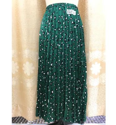 Western Style Young Ladies Printed Clothing Casual Long Skirts