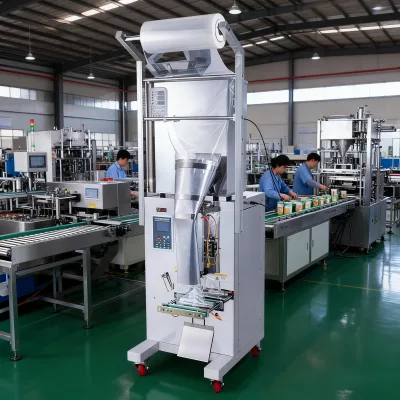 Automatic Powder Filling Sealing Ice Pop Popsicle Packaging Machine 110V 220V Industrial Packing Equipment for Frozen Treats