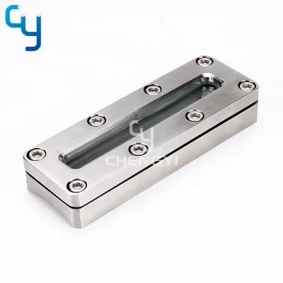 Sanitary Stainless Steel Rectangular Welding Long Sight Glass with Toughened Glass