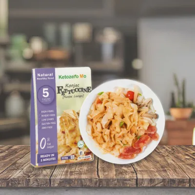 Ready to Eat Noodles Miracle Pasta Low Calorie Keto Certified Organic Shirataki Spaghetti Fettuccine Noodles