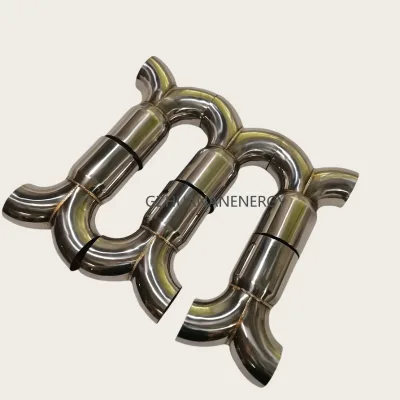 Factory Price Universal 2.5/3 Inch Performance Exhaust Y Pipe Automotive Exhaust Pipes System Car Parts Muffler Turns