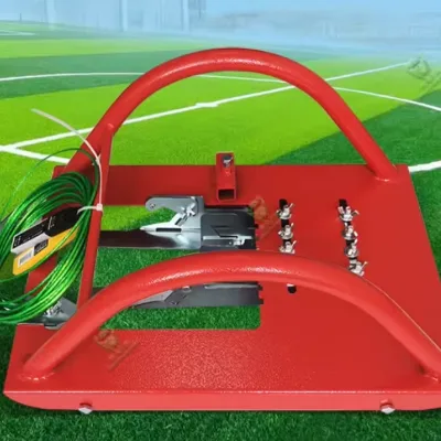Oulin Steel Rubber 1.5mm Thick Court Installation Line Cutter Artificial Turf Marking Durable Outdoor Tool for Soccer Fields