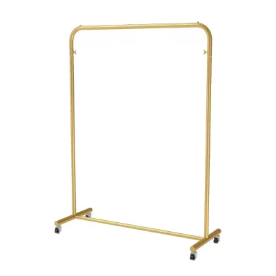 Wholesale Floor-Standing Removable Metal Clothes Rack Display Full Range Clothing Support Vitality Spirit Worship Perfect Lively