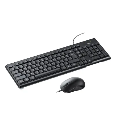 UGREEN Wired Keyboard and Mouse Combo 103 Keys Membrane Keyboard 1600DPI USB-A Wired Mute Office Keyboard Mouse Set for Desktop
