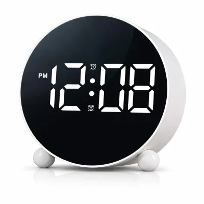 New 2024 Smart Alarm Clock Desktop Table Design Primary School Students Wake up Multifunctional ;LED Clock