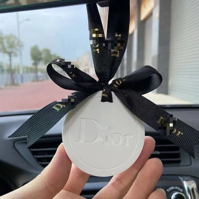 Foreign Trade Aromatherapy Di Jia New Pattern Lucky Star Car Hanging Decoration Diffuser Stone Fragrance Letter Logo
