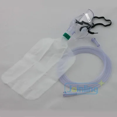 Non-Rebreathing Oxygen Mask with Oxygen Reservoir Bag
