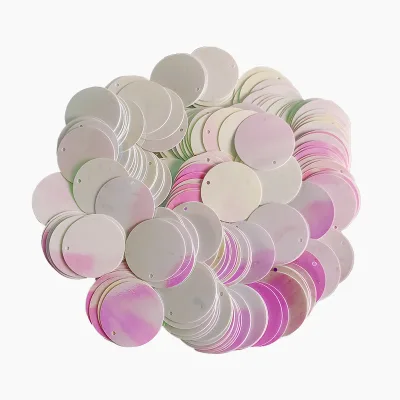 Wholesale 25MM Flat Round Sequins PVC Eco-Friendly Earrings for Bags & Shoes DIY Hand Sewing Jewelry Accessories
