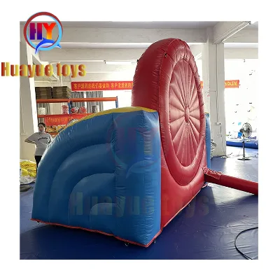 Costom Design Red Color Inflatable Sport Games Inflatable Soccer Dart Inflatable Football Darts for Adults