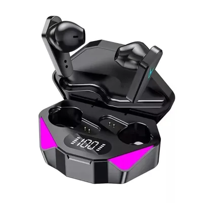 New Trends X15 TWS True Stereo Wireless Earphone BT 5.3 No Delay Feeling with Light RGB Gaming in Ear Earphones X15