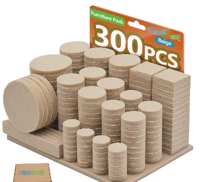 Premium Furniture Pads 133 135 or 300 Pieces Best Wood Floor Protectors Felt Pads for Furniture Feet