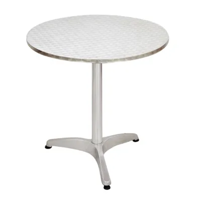 Table Dinner Sets Aluminium Camping Table Plaza Round Bistro Coffee Restaurant Outdoor Tables
