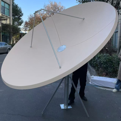 2.4m Fiber Satellite Dish for Secure Communication Networks