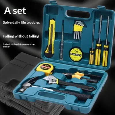 Car Emergency 11-Piece Tool Box Set Household & Automotive General Purpose Insurance Gift
