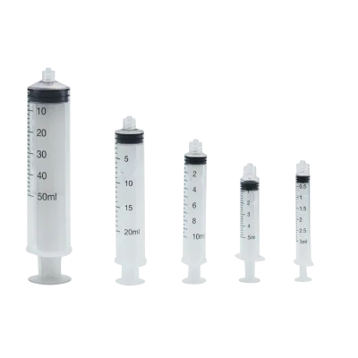 Syringe Luer Lock HD Disposable injection 3 Part (1ml-100ml) CE ISO 2 Part Syringes with Needle Made in china