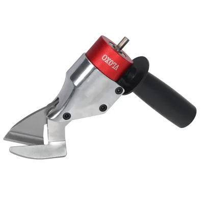 Drill Shears, 6.4mm Hex for Electric Drill, Cut 0-1.5mm Carbon Steel/Stainless/Aluminum, for Construction Metal Roofing Cutting