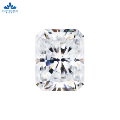 Wholesale Loose Crush Ice Out Radiant Cut Diamond 1-8 Carat VVS Lab Create Diamond GRA Moissanite Diamond