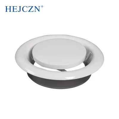 Wholesale Supply Ventilation System Round Air Conditioning Valve Outlet Ceiling Air Vent Supply Air Disc Valve Vent Cap
