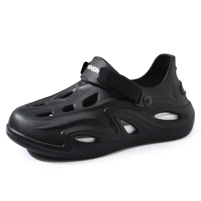 Classic Summer New Men Women Sandals Thick Sole Anti-Slip Hole Beach Shoes EVA Casual Clogs Light Weight