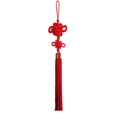 Fashion Chinese Knot with Tassel Novelty Decorative Knitting Knot for Chinese New Year Gift