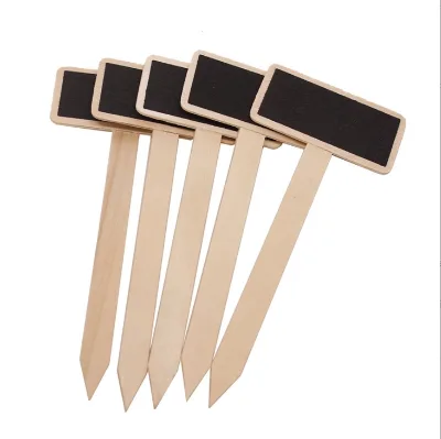 Wooden Plant Labels Plant Sign Tags Birch Wood Plant Label Eco-Friendly Garden Markers for Seed Potted Herbs Flowers Vegetables