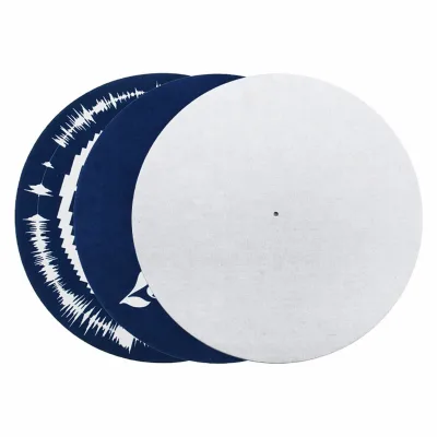 Pure White Felt Slipmat Clean Look & Stunning Colour Contrast