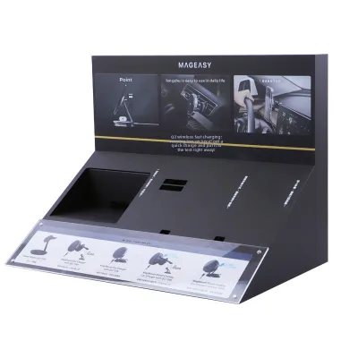 Custom-Made Acrylic L-Shaped Display Stand for Digital Electronics Bluetooth Headphones & Headsets Audio Equipment
