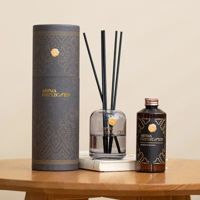 LANJO Luxury Glass Aroma Diffusers BPA Free Fragrance Oil 200ml Long Lasting Air Freshener Home Decoration