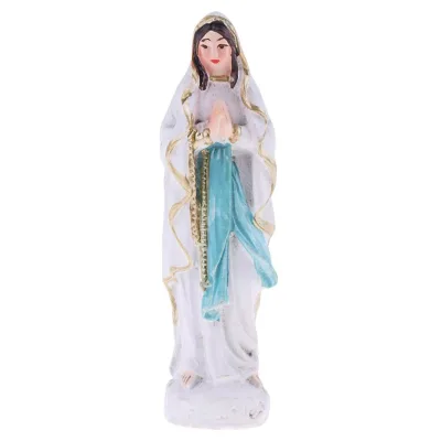 religious resin crafts Resin Holy Virgin Mary Statue Figurine Collectibles Craft Religious Gift