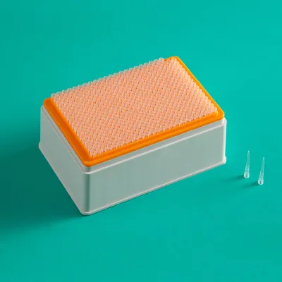 Disposable 384-well Polypropylene 30ul Pipette Tips for Agilent Pipettes Clear Lab Use with Rack Box