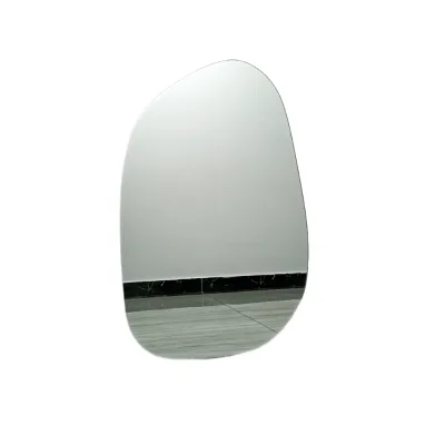 Smart Home Large Asymmetrical Wall Mirror 70x180 Full-Length Irregular Floor Decorative Aesthetic Metal Frame Glass Material