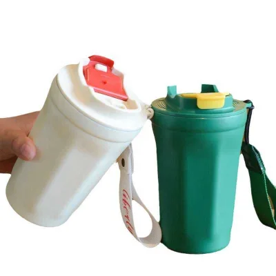 Stainless Steel Insulated Cup Keep Cold Coffee Cup Female High Value Men's Summer Carry-On Portable Car Cup Customised