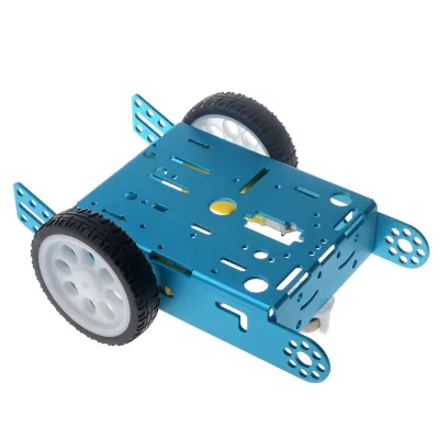 Blue 2WD Aluminum Smart Robot Car Chassis Kit DIY