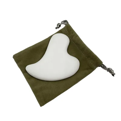 Custom Body Lymphatic Massage Eliminates Fat Ceramic Scraping Korea Pottery Porcelain Gua ShaFor Easy Cleaning Guasha Board