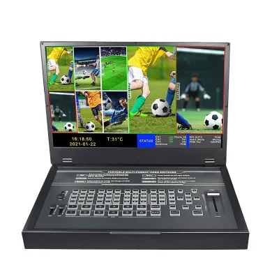 6 Channels 15.6" 4xSDI/2x1080P Input 2xSDI PGM/1xMultiview Output RS232/RS485 Aluminum Alloy Audio Video Device Well HDS9336