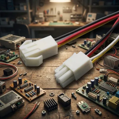 JST ELR-02V EL 6.2mm Pitch 2 3 4 Pin Male Female Connector Copper Core 12V IP20 Customizable Length Electronic Lighting Cable