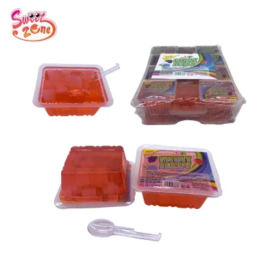 Cube Box Delicious Fruit Jelly Pudding Sweet Candy