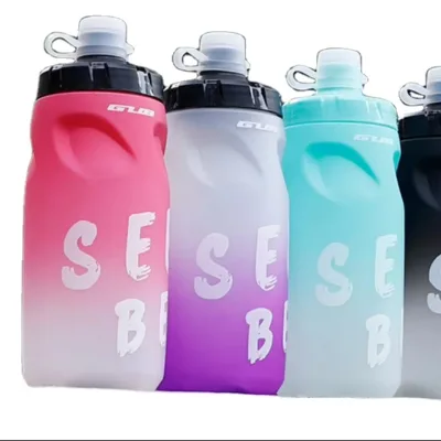 GUB New Rainbow Outdoor Water Bottle With Dust Cover PP5 Mountain Road Bike Water Bottle Colorful Sports Water Cup for Cycling