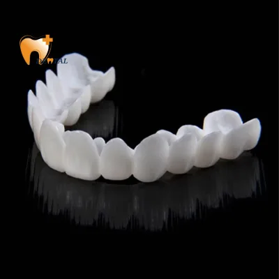 Teeth Veneers Whitening Dentures Imitation Braces Temporary False Teeth Cover Perfect Smile Comfortable Fit Denture Veneers Kit