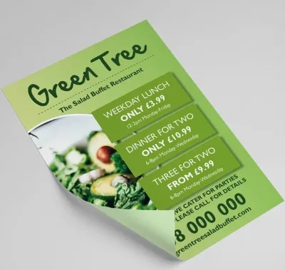 Affordable Commercial Art Style Flyers Customized Design Flyers for Advertising Content
